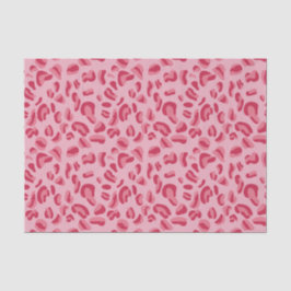 Papel De Seda Padrão-Leopardo Rosa