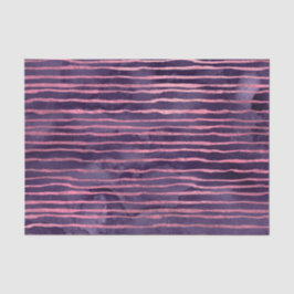 Papel De Seda Padrão Listrado Rosa e Roxo