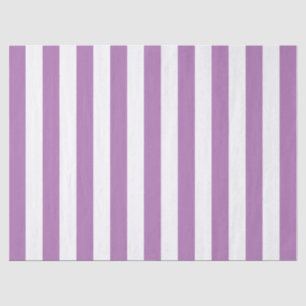 Papel De Seda Padrão Listrado Roxo Lilás Branco Luz Elegante