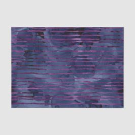 Papel De Seda Padrão marinho Azul e Roxo Striped