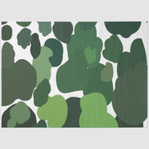 Papel De Seda Padrão Moderno da Floresta Tropical das Árvores Ve