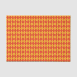 Papel De Seda Padrão-múon de Kiku Chrysanthemum Red Yellow Orien