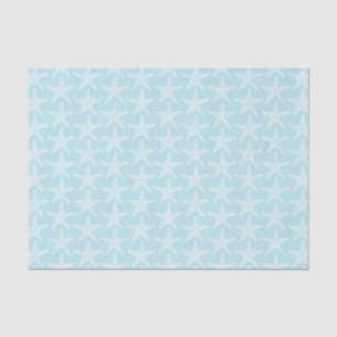 Papel De Seda Padrão Náutico de Verão Praia da Estrela do Mar