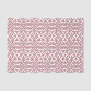 Papel De Seda Padrão Oriental Red Shinshu Asanoha Japão