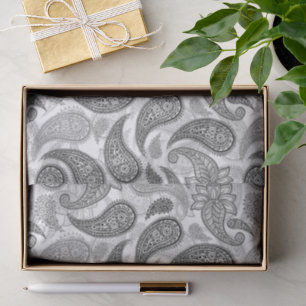 Papel De Seda Padrão Paisley