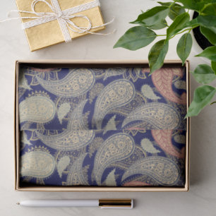 Papel De Seda Padrão Paisley