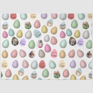 Papel De Seda Padrão Personalizado de Ovos de Páscoa de Pastel