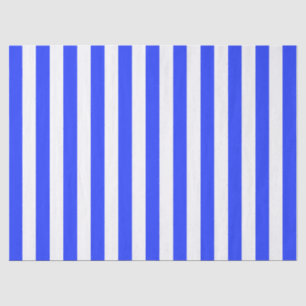 Papel De Seda Padrão Real Azul Brilhante Elegante