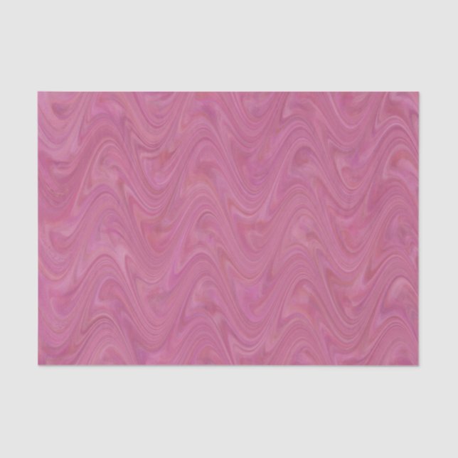 Papel De Seda Padrão rosa de borbulhamento (Frente )