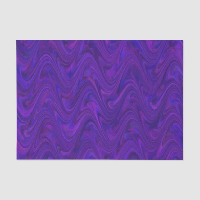 Papel De Seda Padrão Roxo Rosa de Mármore (Frente )