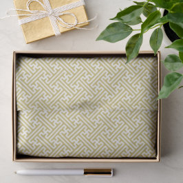 Papel De Seda Padrão Sayagata, japonês, Dourado e branco