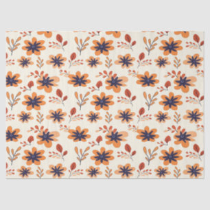 Papel De Seda Padrão Sem Costura Floral de Quebra de Cobra