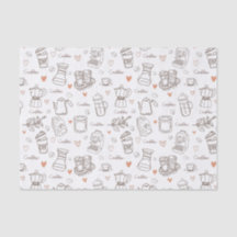 Padrão sem interrupção de trabalho no café