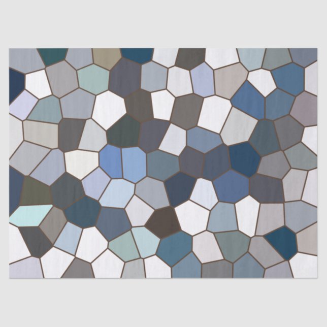 Papel De Seda Padrão Tonelado Moderno da Tendência Terra (Frente )