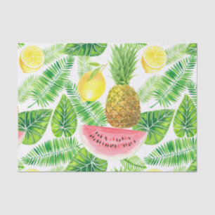 Papel De Seda Padrão tropical