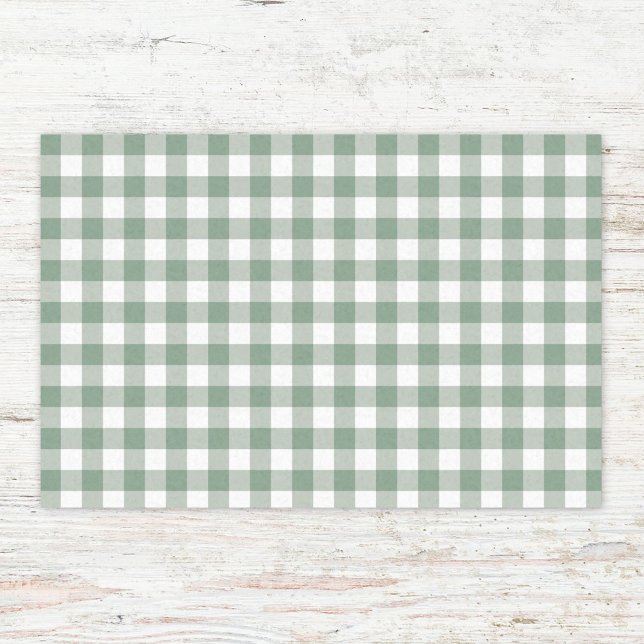 Papel De Seda Padrão Xadrez Gingham em Cores Pastel (In situ)