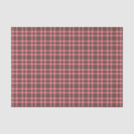 Papel De Seda Padrão Xadrez Rosa Marrom