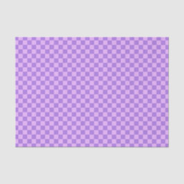 Papel De Seda Padrão Xadrez Roxo