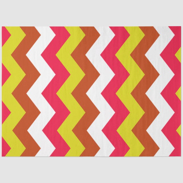 PAPEL DE SEDA PADRÃO ZIGZAG. (Frente )