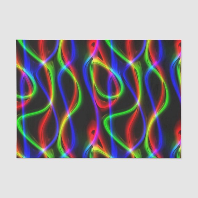 Papel De Seda Padrões abstrato 52A-B Opções Tecido (Frente )