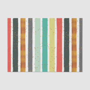 Papel De Seda Padrões de Bandeiras Douradas