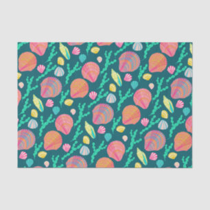 Papel De Seda Padrões de focas e algas