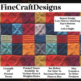 Papel De Seda Padrões de inclinação de quadrado retro n.º 4