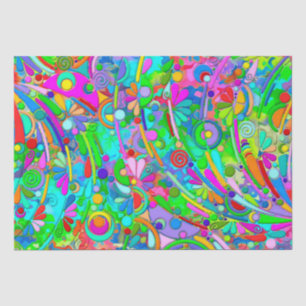 Papel De Seda Padrões De Mão E Digitalmente Pintados Artigo 18º