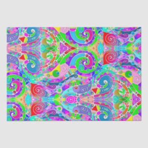 Papel De Seda Padrões De Mão E Digitalmente Pintados Artigo 22º