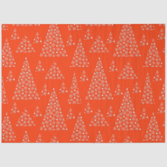 Papel De Seda Padrões de Natal subjugado Design 43 (Frente )