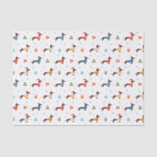 Papel De Seda Padrões de xingamentos de Natal