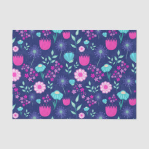 Papel De Seda Padrões florais bonitos