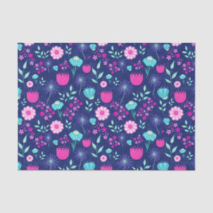 Papel De Seda Padrões florais bonitos