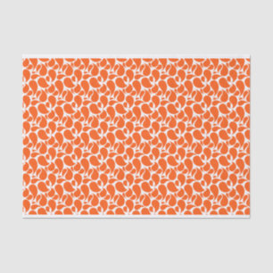 PAPEL DE SEDA PADRÕES ORANGE & WHITE PAISLEY