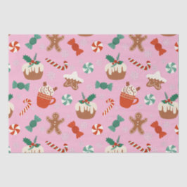 Papel De Seda Padrões para Doentes de Natal Festivo