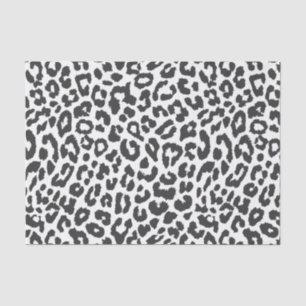 Papel De Seda Padrões pretos & brancos da pele animal do