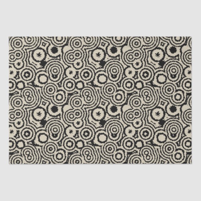 Papel De Seda Padrões Vintage (Frente )