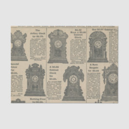 Papel De Seda Página Catálogo de Relógios Antigos Fashiados