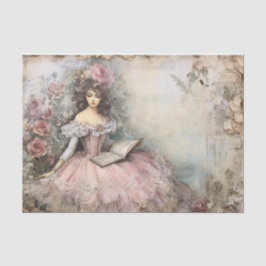 Papel De Seda Página de Tecidos da Princesa Rococo