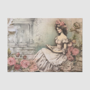 Papel De Seda Página de Tecidos da Princesa Rococo