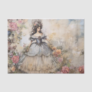 Papel De Seda Página de Tecidos da Princesa Rococo