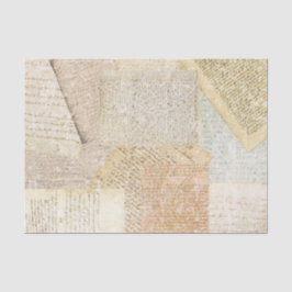 Papel De Seda Página Vintage Book