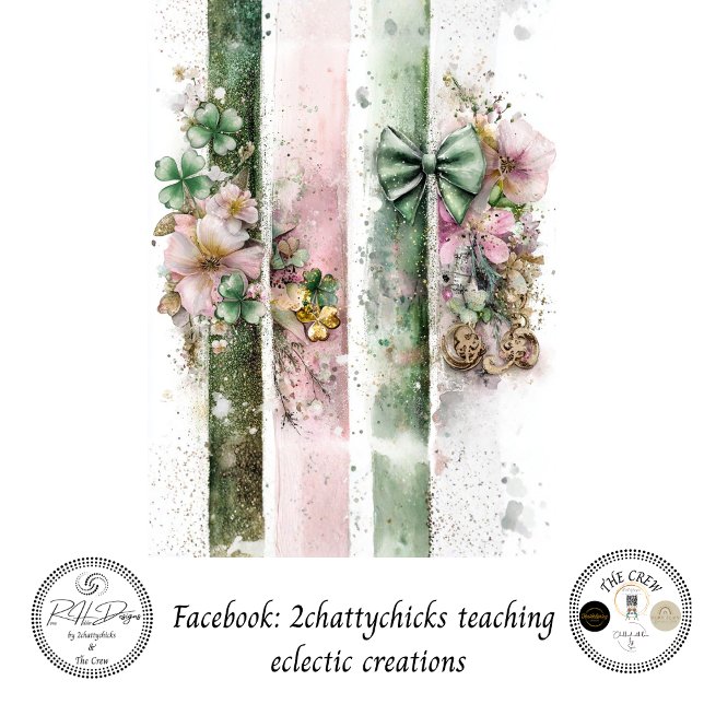 Papel De Seda Painéis Pastel de Decoupage do Dia de São Patrício (Criador carregado)