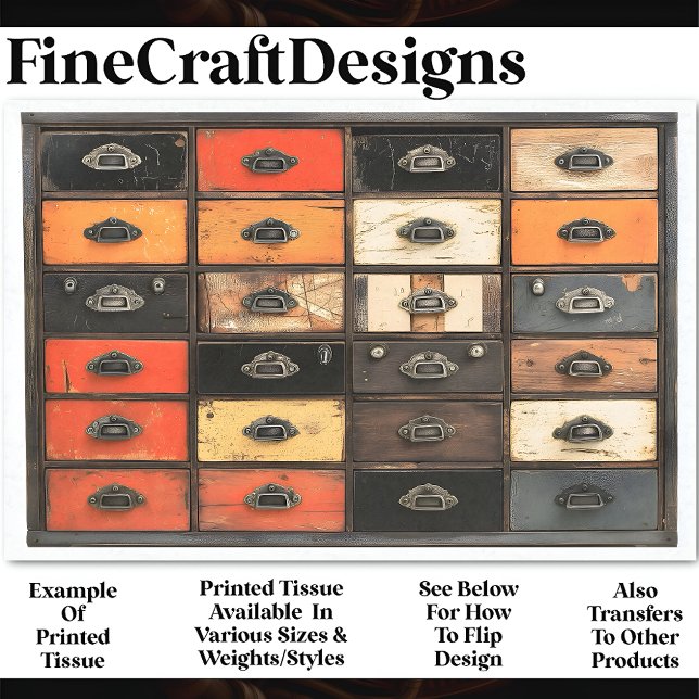 Papel De Seda Painel de Descamação de Madeira pintada envelhecid (Criador carregado)