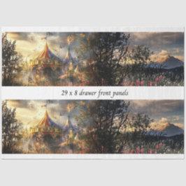 Papel De Seda Painel Grande Frente de Gaveta Decoupage Carnaval 