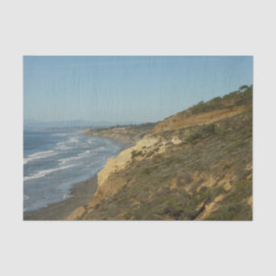 Papel De Seda Paisagem de Viagem Cênico da Linha Costeira da Ca