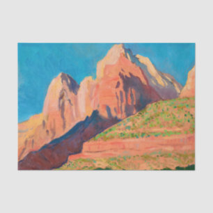 Papel De Seda Paisagem, Parque Nacional do Zion, por Maynard Dix