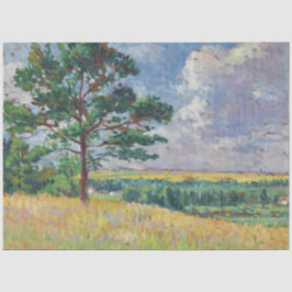 Papel De Seda Paisagem rural em Méréville, França (Arte)