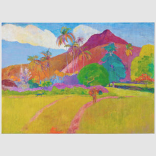 Papel De Seda Paisagem Taitiana, Gauguin