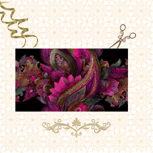 Papel De Seda Paisley Magenta Paisley Paisley